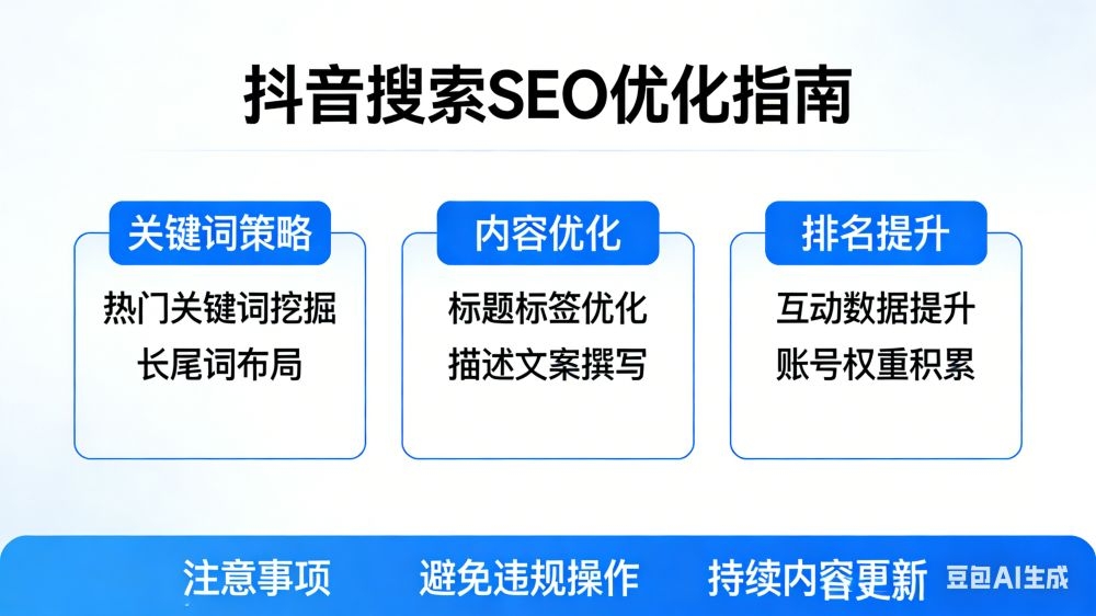 抖音搜索seo怎么做?如何让自己的产品被搜索到?(图2)