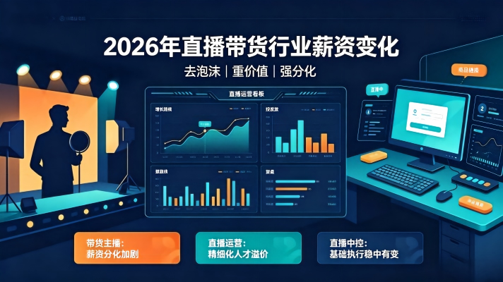 2026年直播带货行业薪资变化